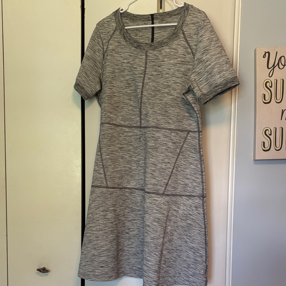 Athleta Heather Gray Mini Dress